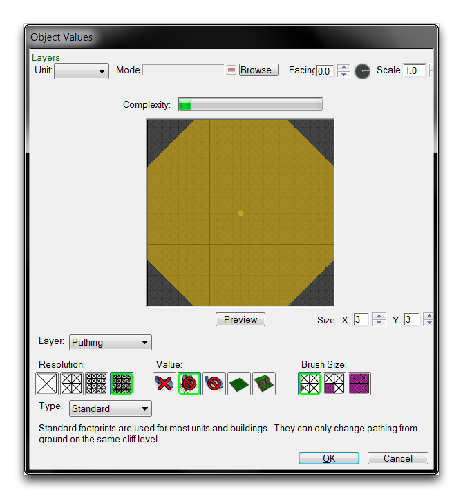 Hexagon 3x3 Pathing