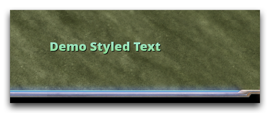 Styled Text in Game-View